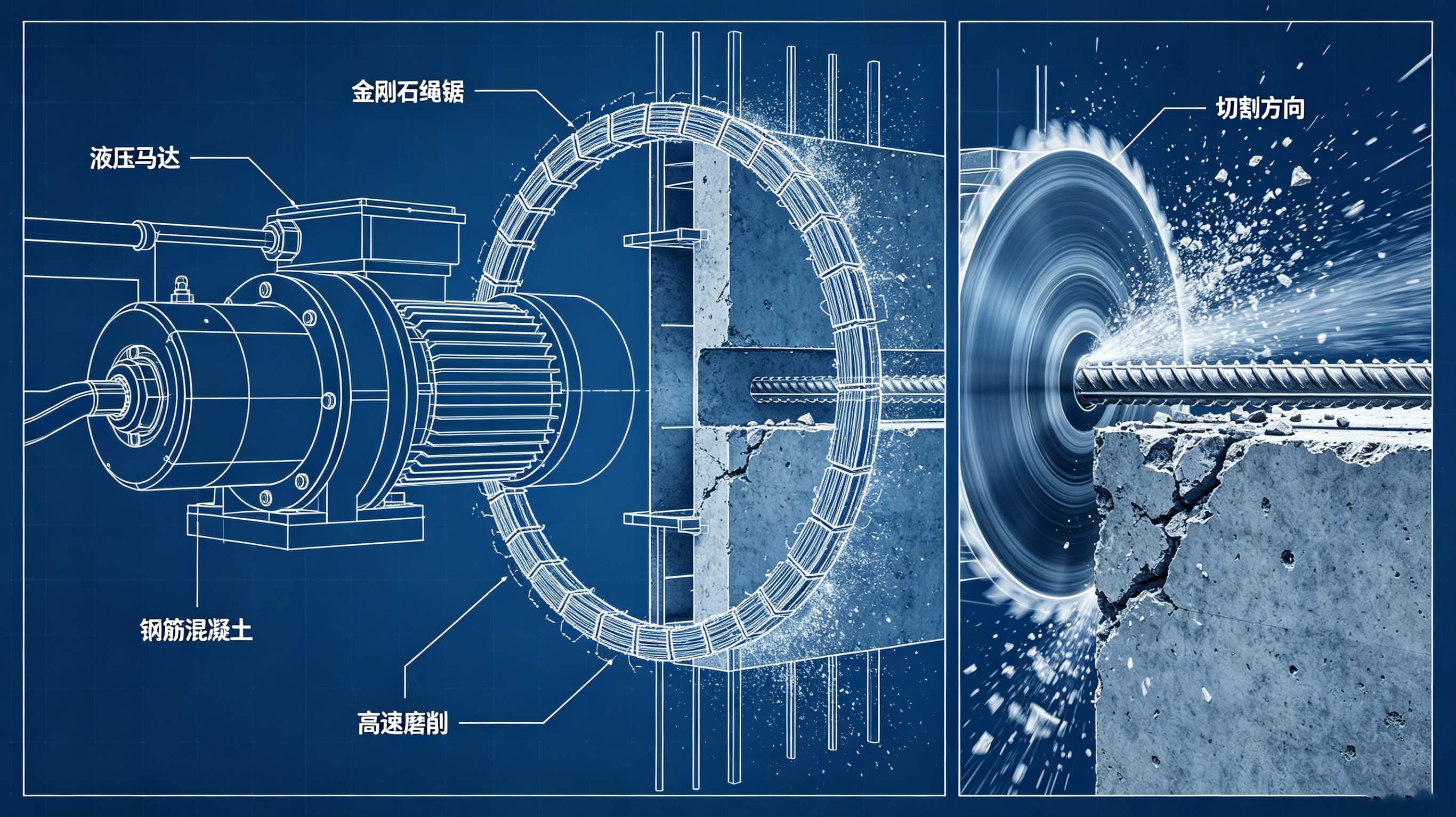 液压绳锯切割原理与操作规范：贵州品誉建筑实战手册