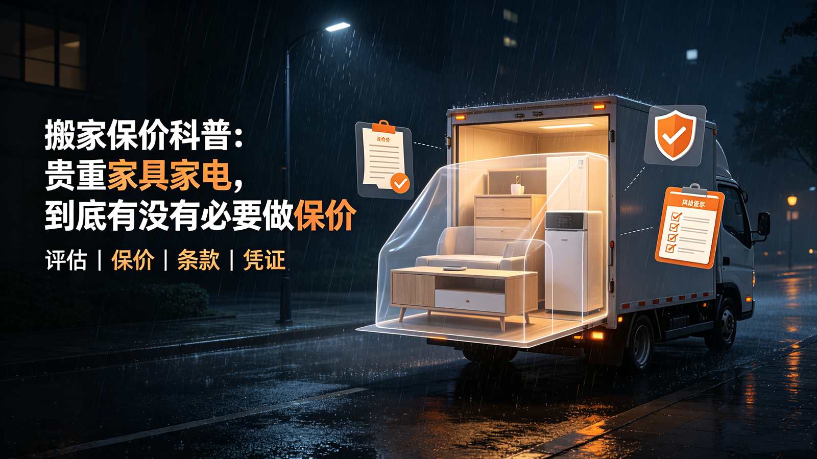 搬家保价科普：贵重家具家电，到底有没有必要做保价