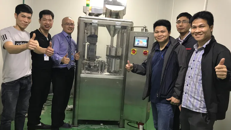 Automatic Capsule Filling Machine Project for Pharmaceutical Production in Vietnam