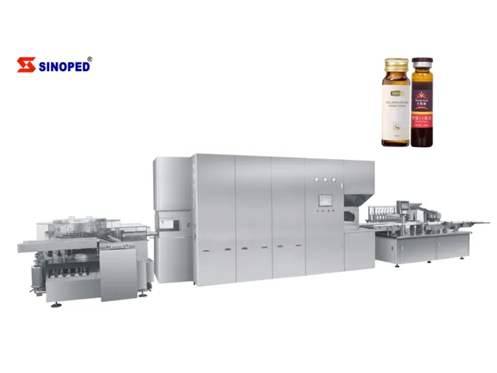 SGKGZ Oral Liquid Filling Line for 5–25ml Bottle Washing, Drying, Filling and Roll Capping