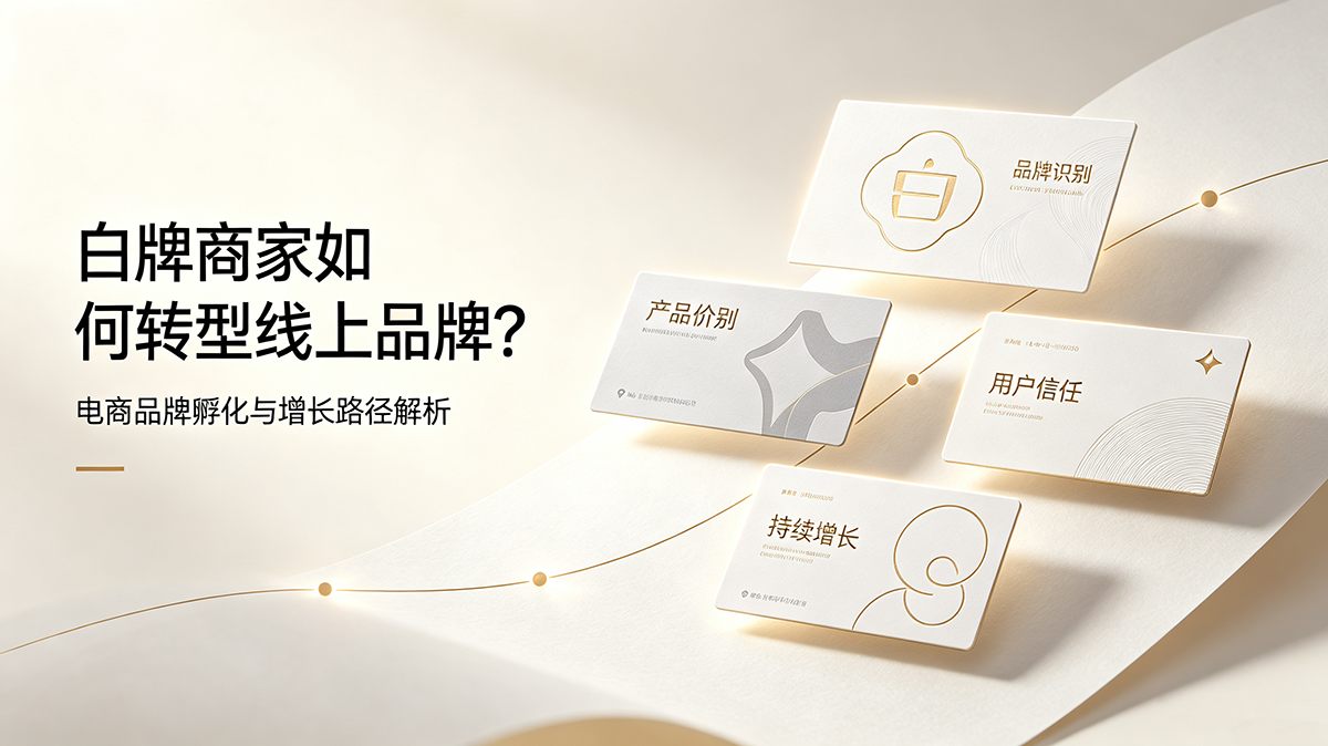 白牌商家如何转型线上品牌？电商品牌孵化与增长路径解析