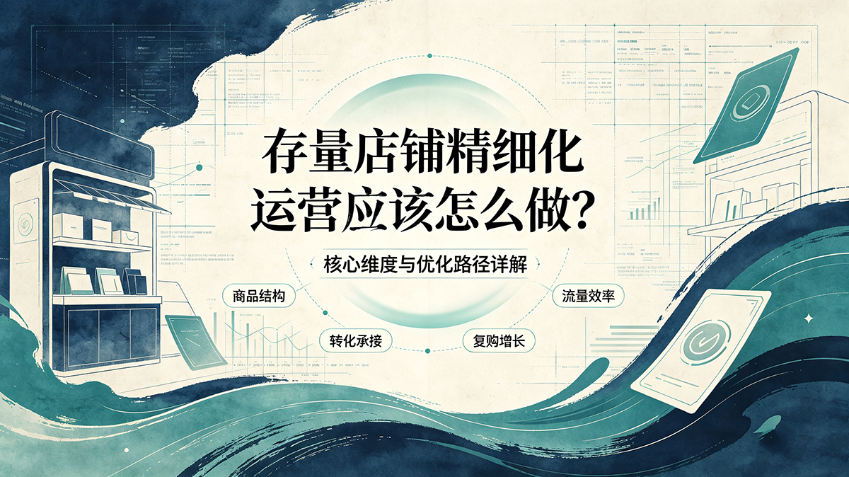 淘系存量店铺精细化运营应该怎么做？核心维度与优化路径详解