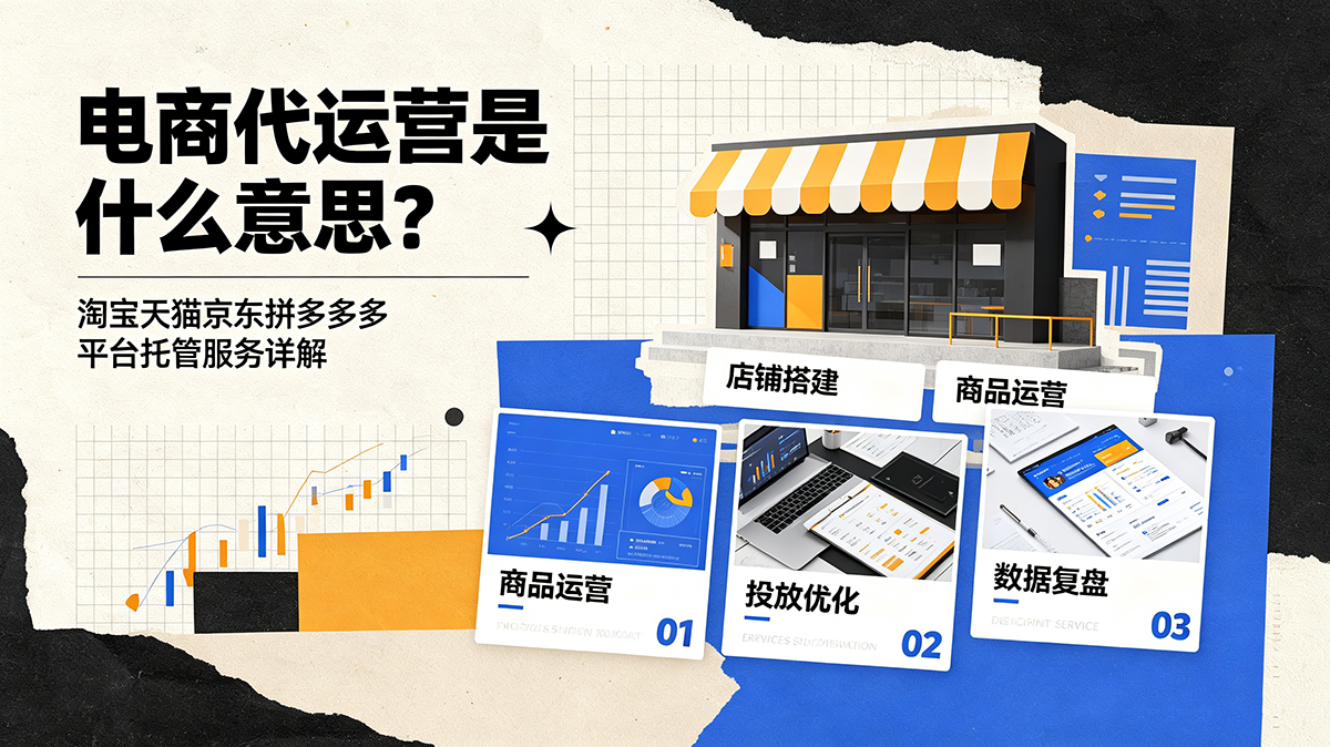 电商代运营是什么意思？淘宝、天猫、京东、拼多多等多平台托管服务详解
