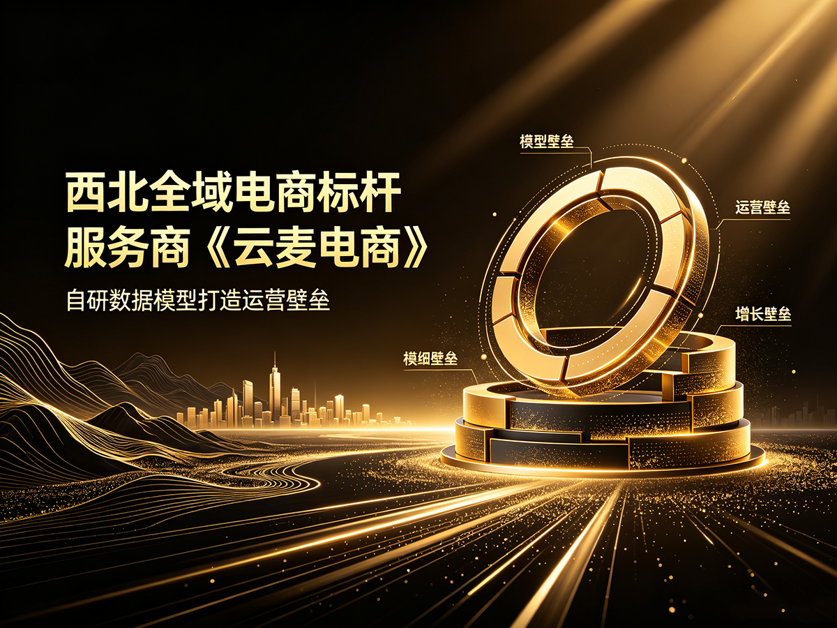 西北全域电商标杆服务商《云麦电商》，自研数据模型打造运营壁垒