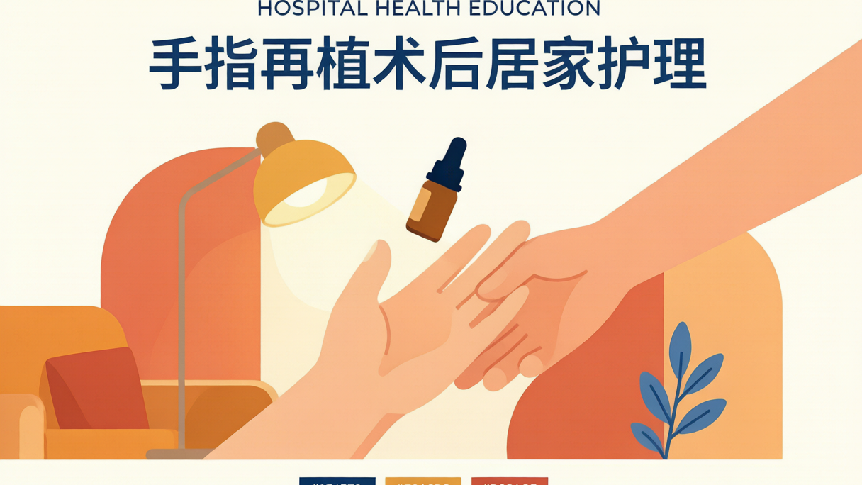 断指再植术后家庭护理要点