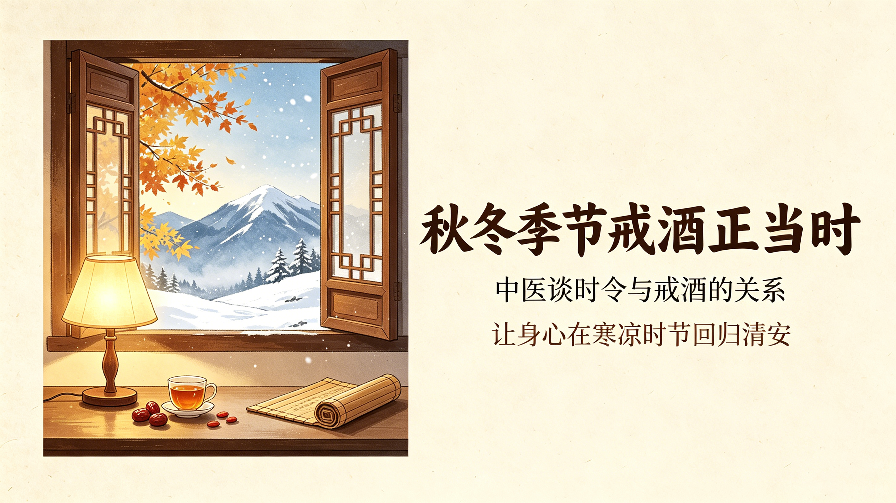 秋冬季节戒酒正当时——中医谈时令与戒酒的关系