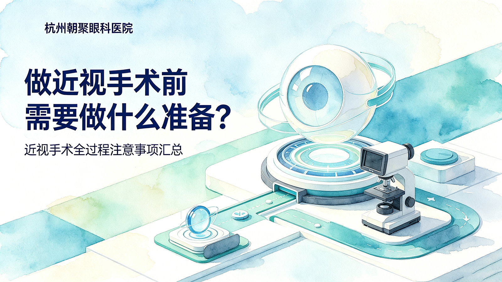 做近视手术前需要做什么准备？近视手术全过程注意事项汇总
