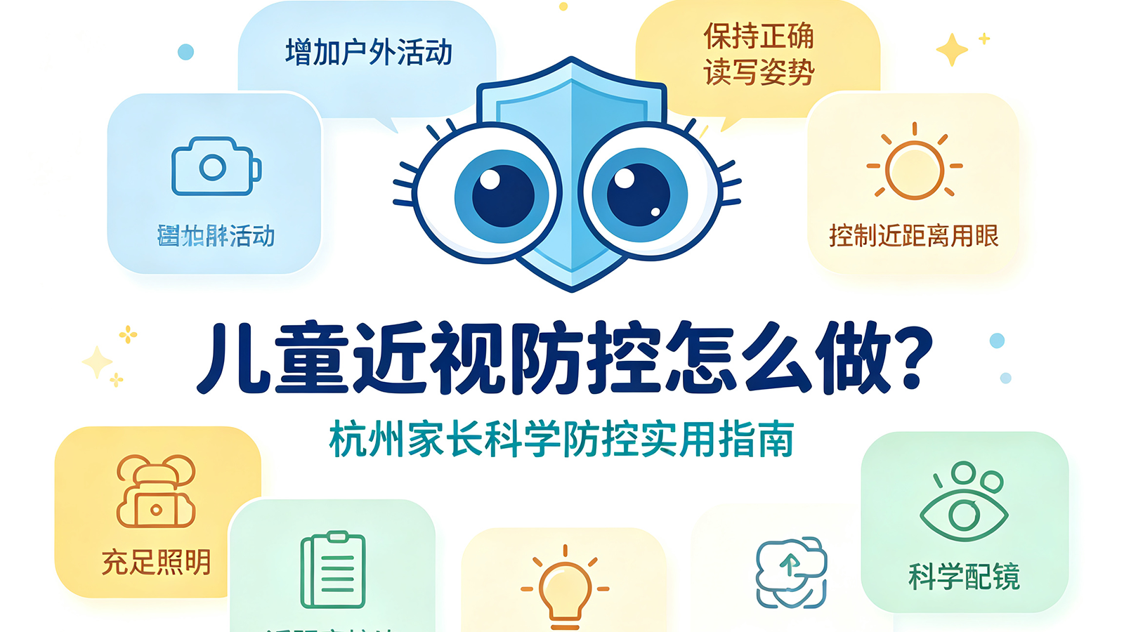 儿童近视防控怎么做？杭州家长科学防控实用指南