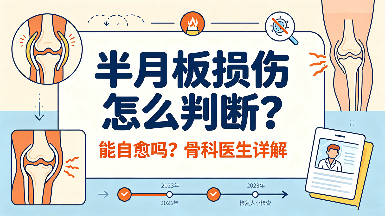 半月板损伤怎么判断？能自愈吗？骨科医生详解 