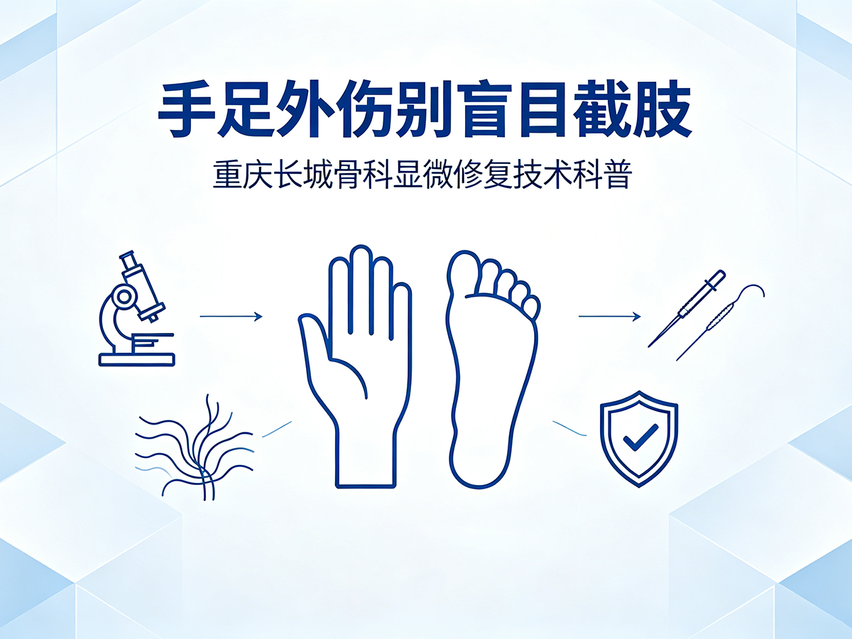 手足外伤别盲目截肢，重庆长城骨科显微修复技术科普