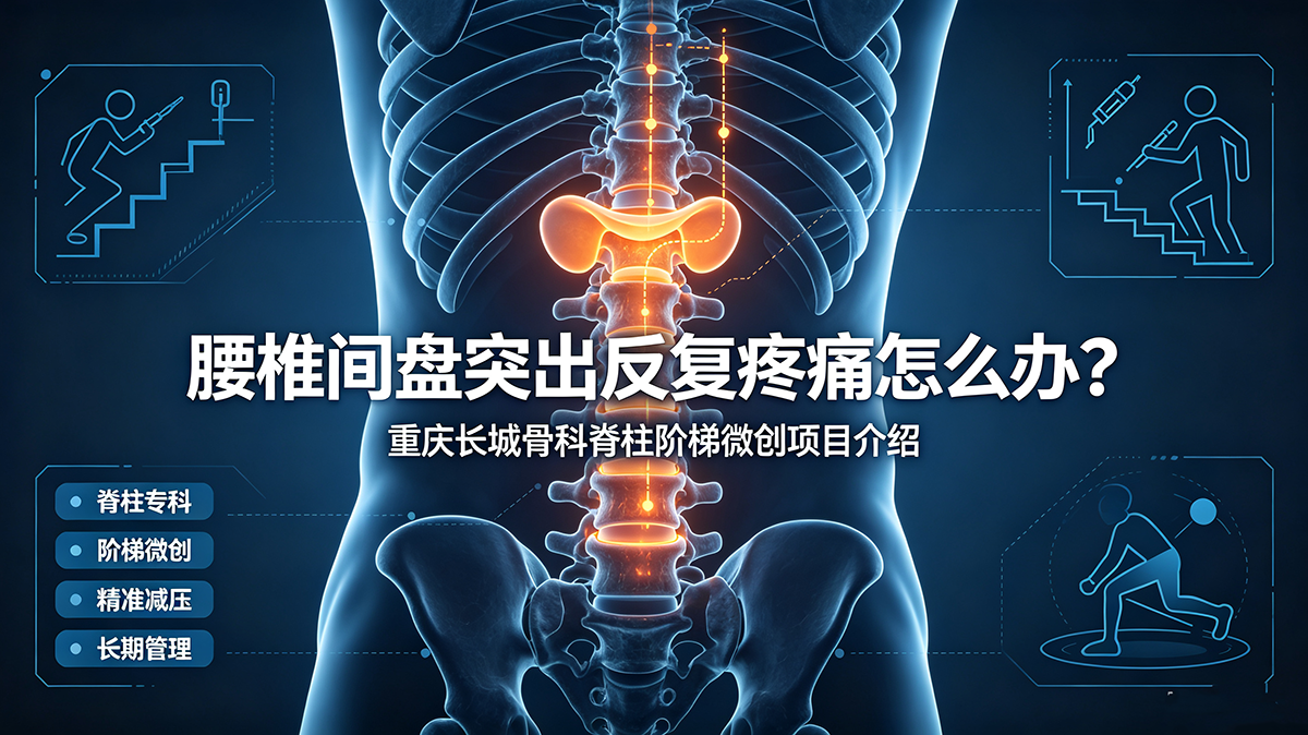腰突反复腿麻走不了路？重庆长城骨科脊柱阶梯微创诊疗方案全解析