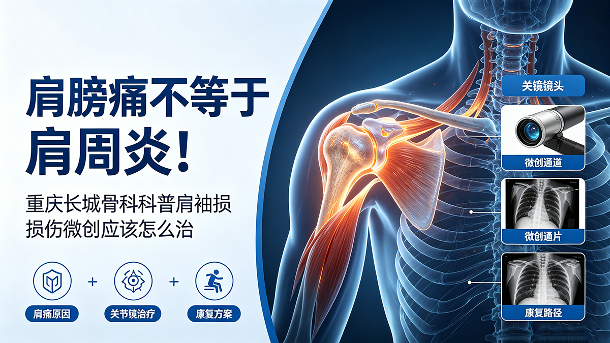 肩膀痛不等于肩周炎！肩袖损伤微创应该怎么治？