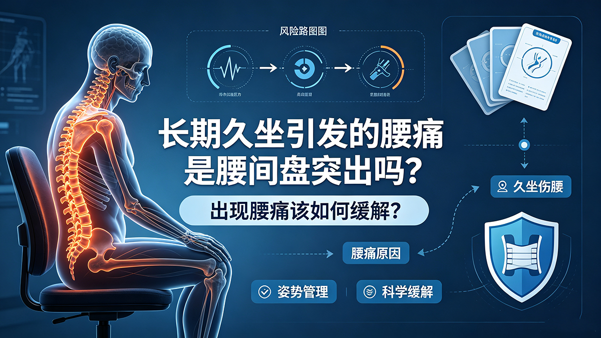 长期久坐引发的腰痛是腰间盘突出吗？出现腰痛该如何缓解？