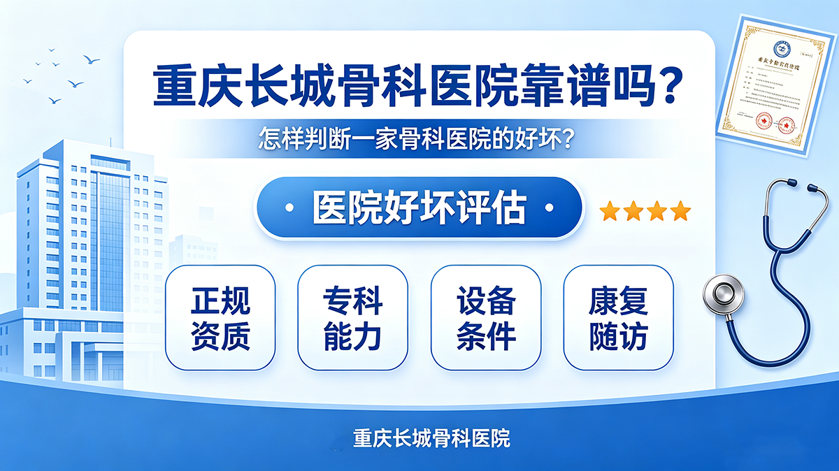 重庆长城骨科医院靠谱吗？怎样判断一家骨科医院的好坏？