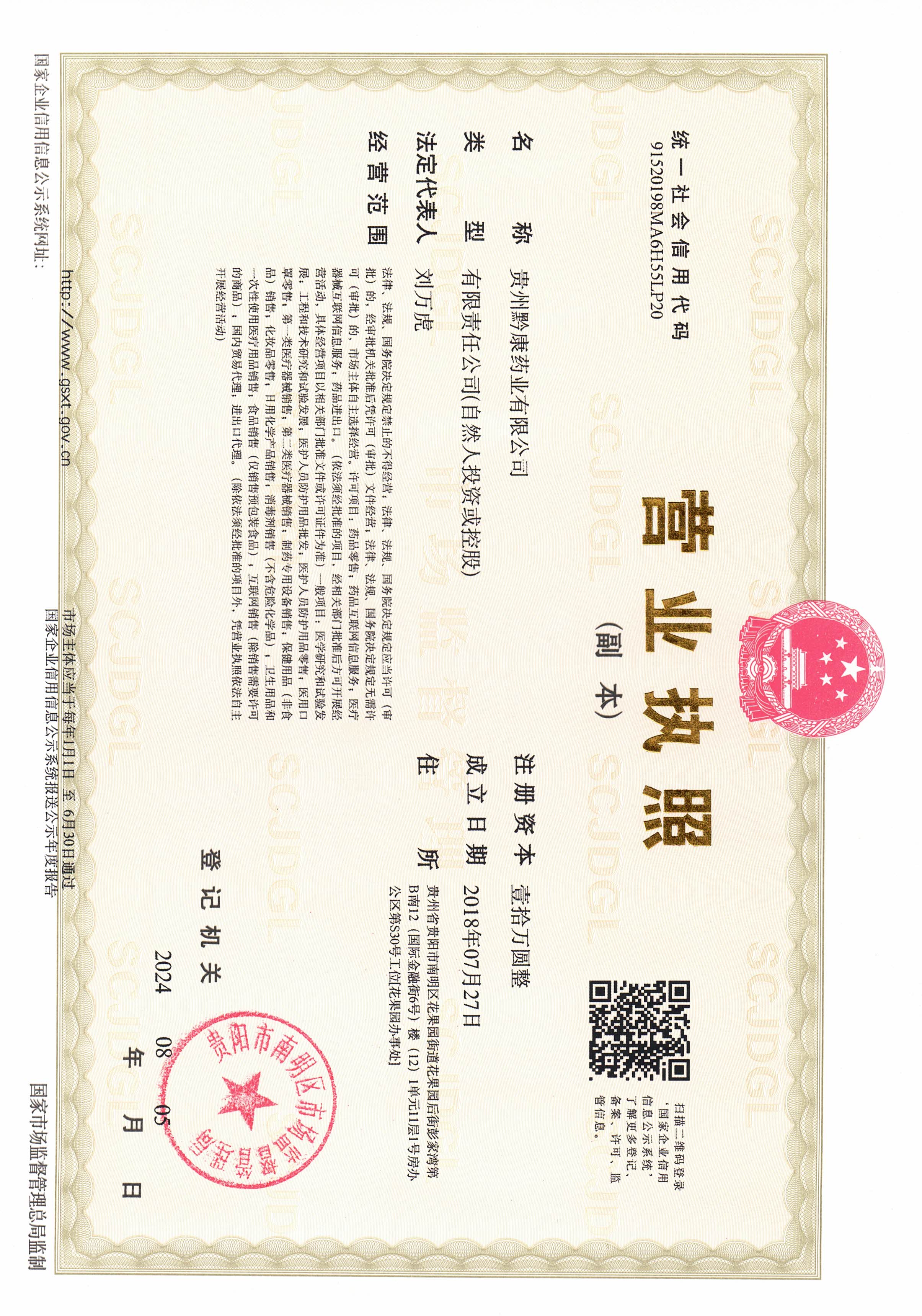 贵州黔康药业有限公司