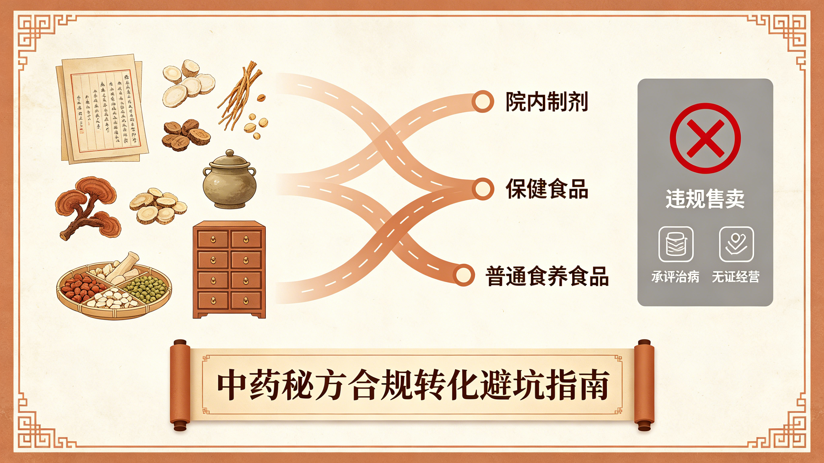 中药秘方想做成商品？合规转化路径与雷区
