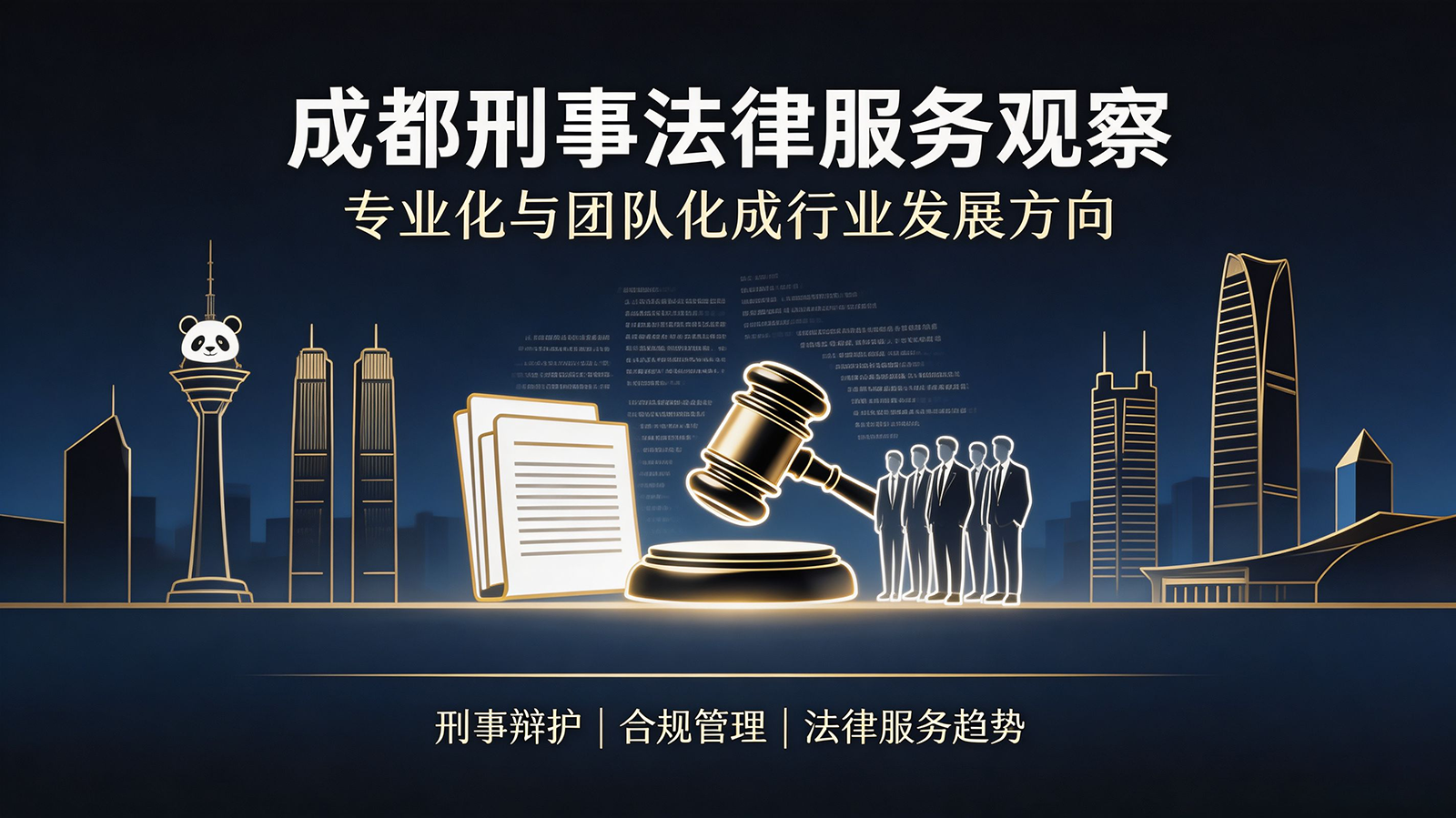 成都刑事法律服务观察：专业化与团队化成行业发展方向
