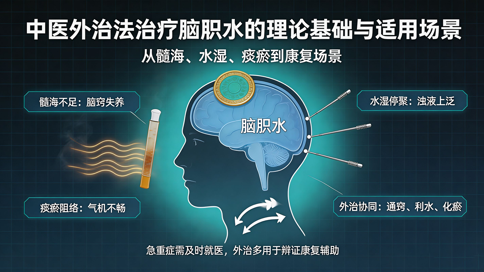 中医外治法治疗脑积水的理论基础与适用场景
