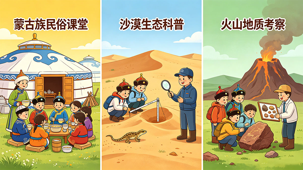 草原民俗沙漠科普研学专线 自然文化深度探索之旅