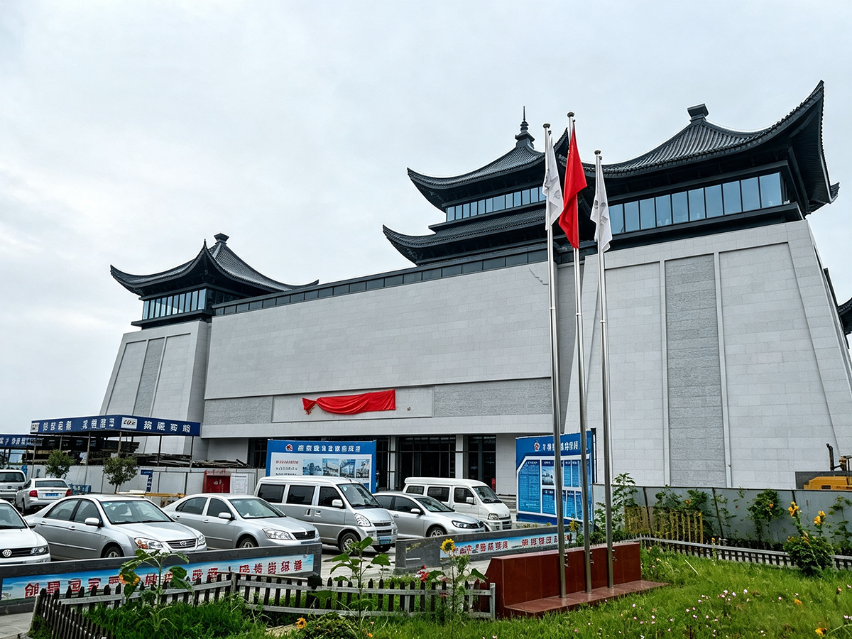 安康博物馆仿古金属瓦屋面改造工程——公共建筑古建风格屋面更新的金属仿古瓦实践