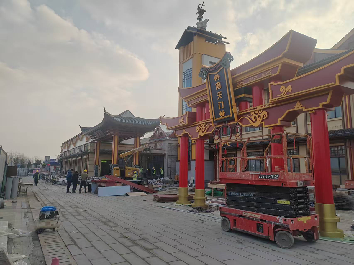全铝古建——工厂预制现场组装的成套铝作景观建筑
