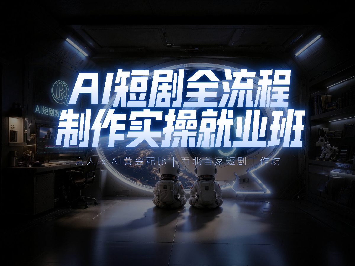 V15 动态视觉・短剧剪辑全能就业班｜西安新锐职业技能培训学校