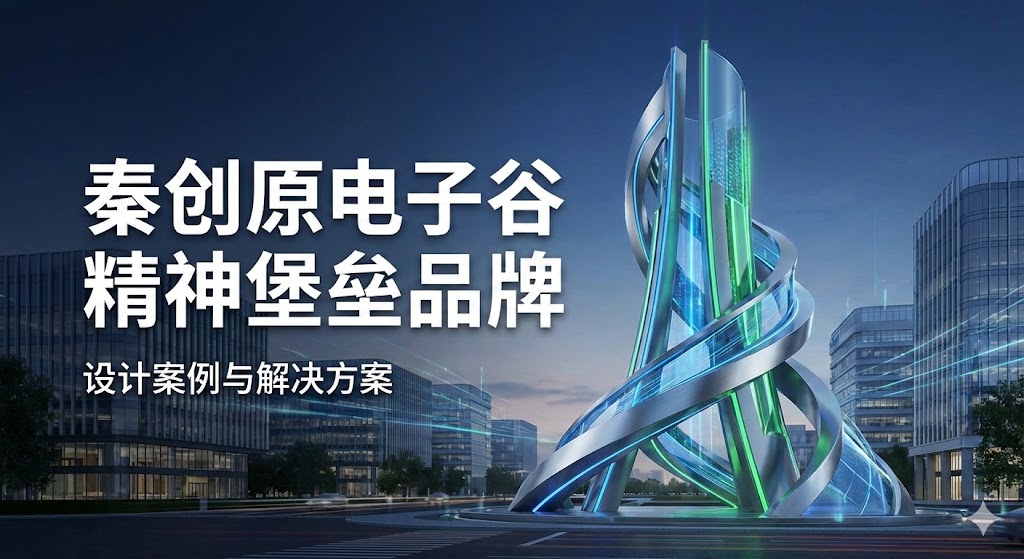 秦创原电子谷精神堡垒品牌全案优化方案 - 陕西金苹果广告有限责任公司 30 年经验赋能科创园区视觉升级