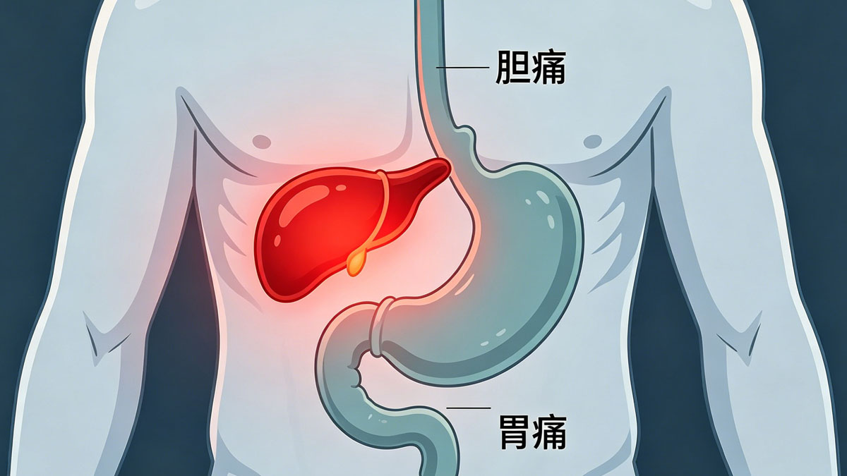 胆结石容易和哪些肠胃问题混淆 —— 别把 “胆痛” 当 “胃痛” 治