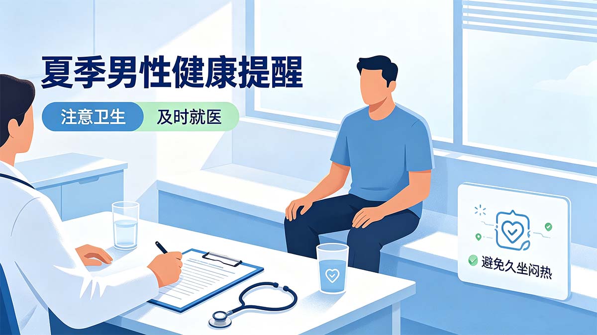 夏季男性泌尿生殖感染为何高发？自查与就医信号