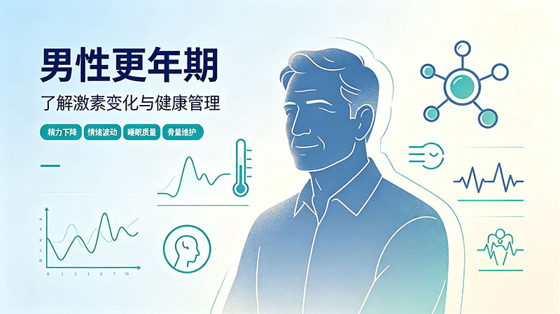 男性更年期怎么识别？迟发性性腺功能减退健康管理