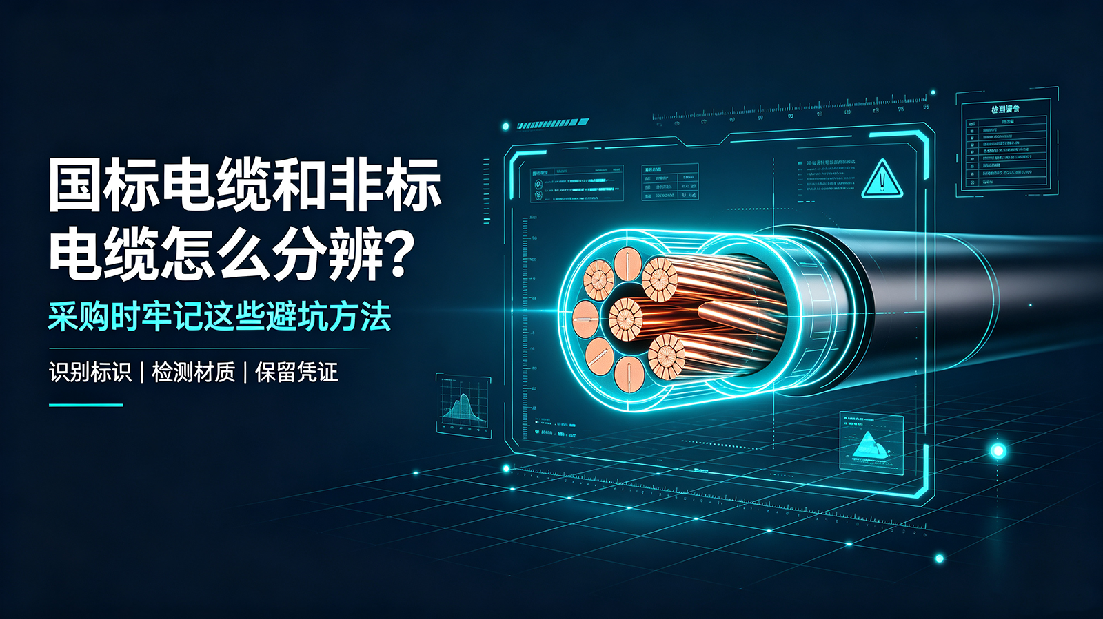 国标电缆和非标电缆怎么分辨？采购时牢记这些避坑方法