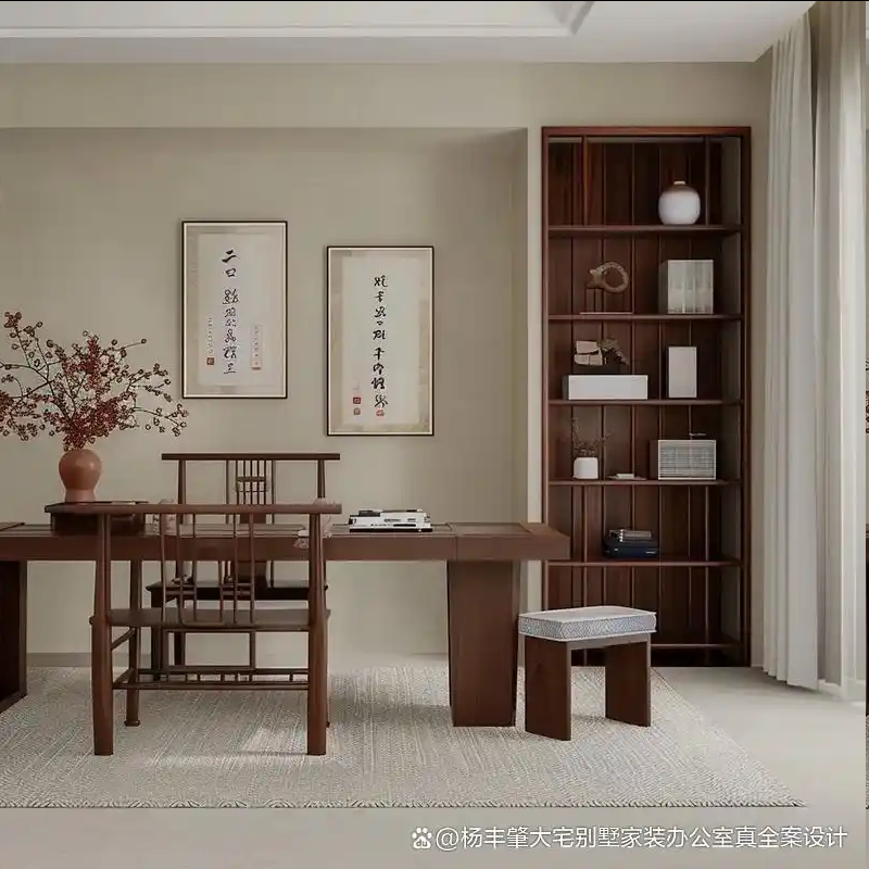 银川办公室真全案设计案例：杨丰肇美馨德名设计工作室的专业风水整合解决方案